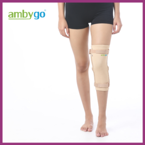 Elastic Tubular Knee Support With Hinge