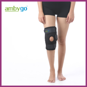 Elastic knee support with Hinges (Drytex)