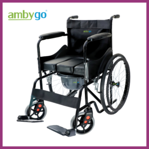 Ambygo Wheelchair with commode spoke wheel